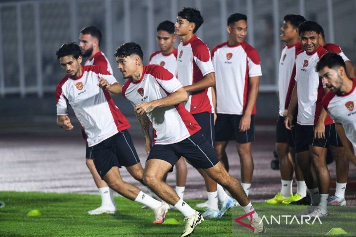 Timnas Indonesia Mengawali Latihan Perdana Menyongsong Pertandingan Melawan Australia